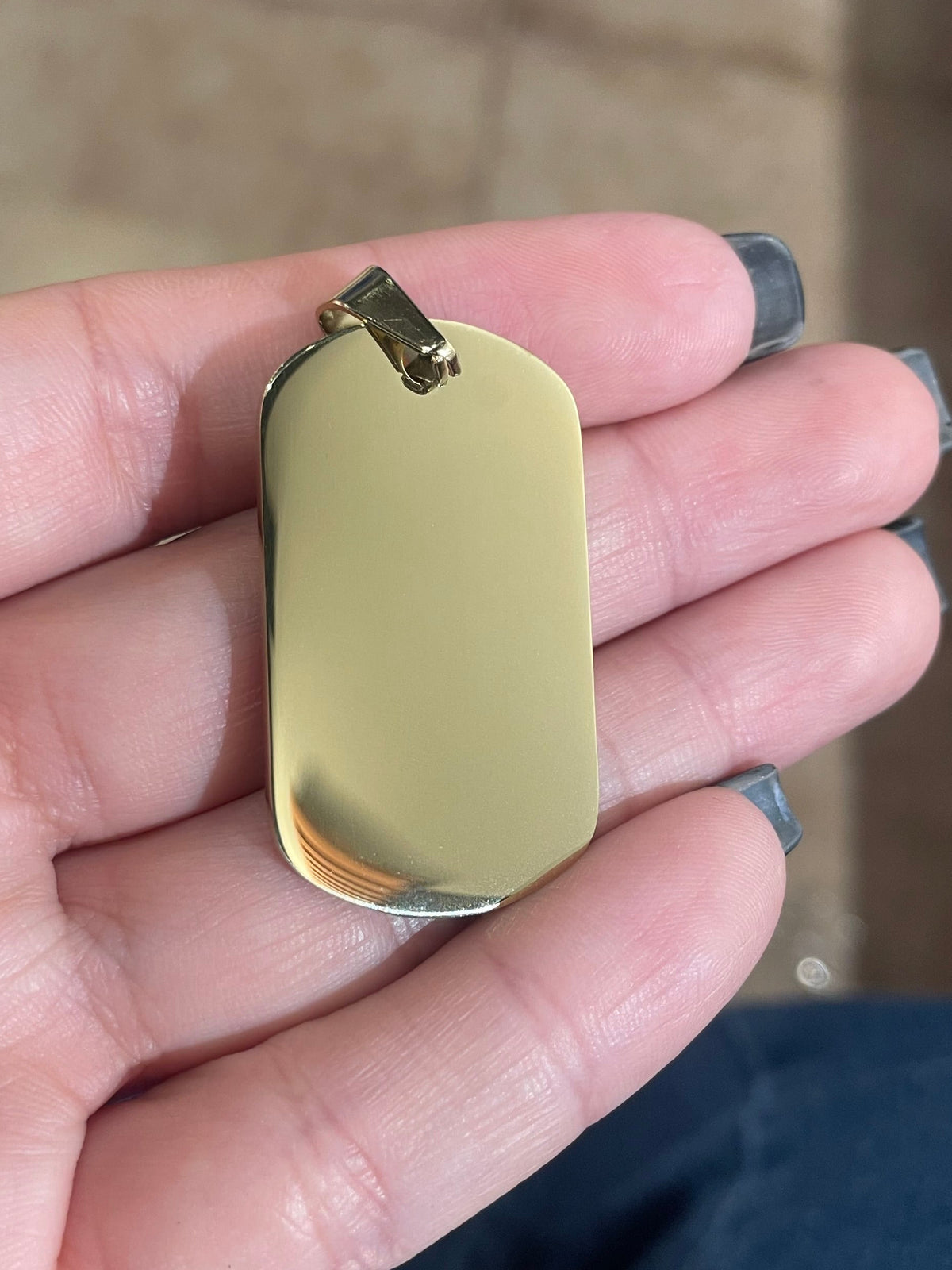 Dije dorado 2,2x4cm