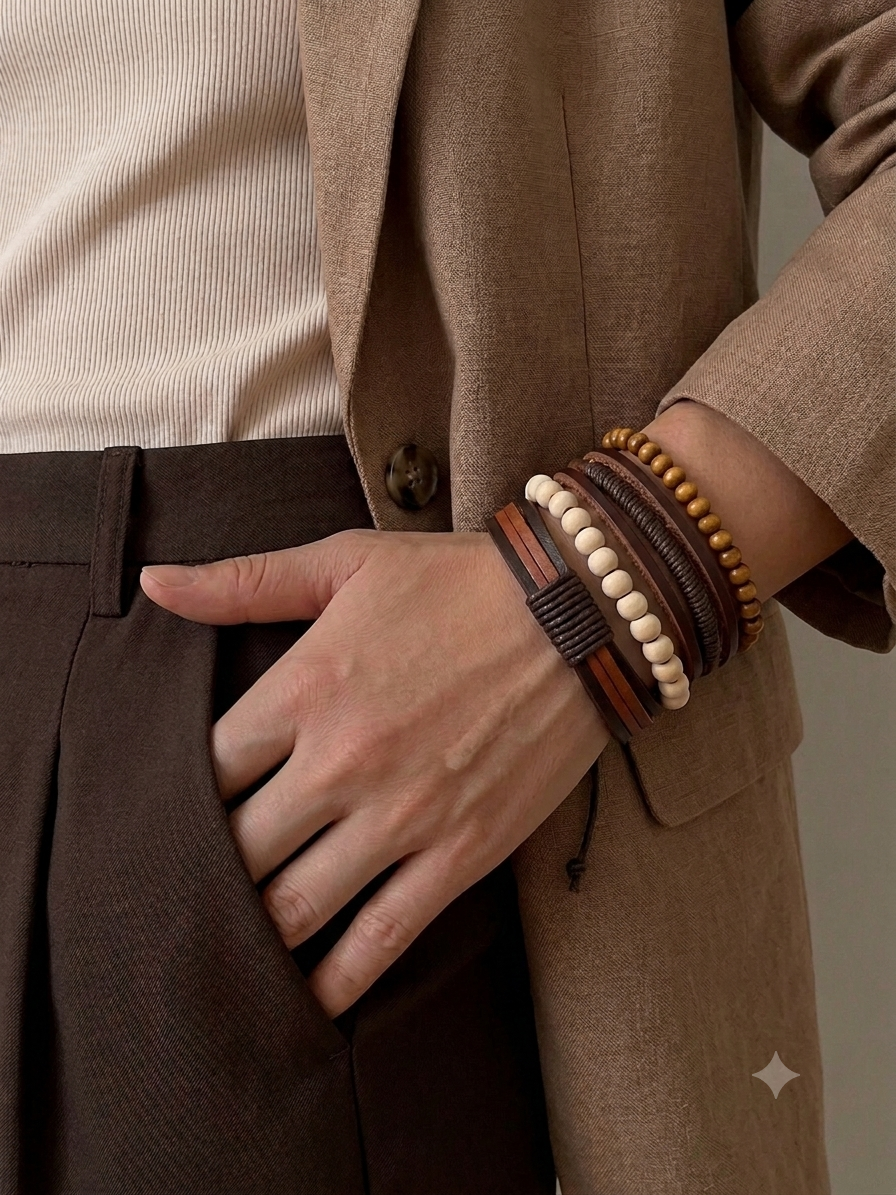 Pulseras para caballeros súper elegantes ✨