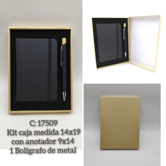 Kit anotador + bolígrafo
