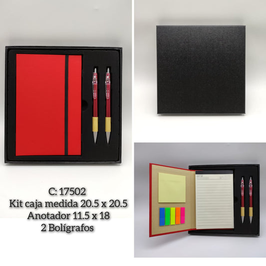 Kit anotador + 2 bolígrafos